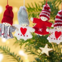 stuffed angel Christmas tree ornaments